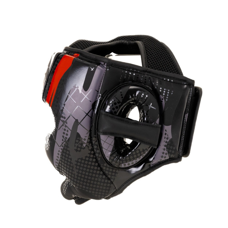 Casque de boxe King Pro Boxing Shogun 3 Noir/Rouge