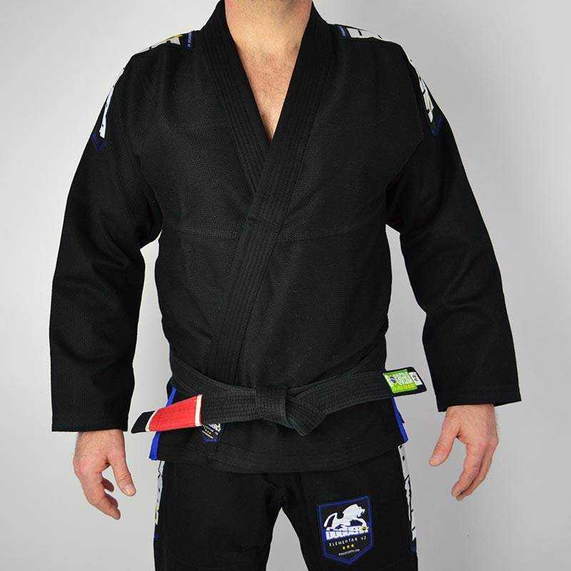 BJJ GI DOGUERA ELEMENTAR V.2 BLACK