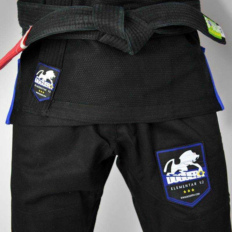 BJJ GI DOGUERA ELEMENTAR V.2 BLACK