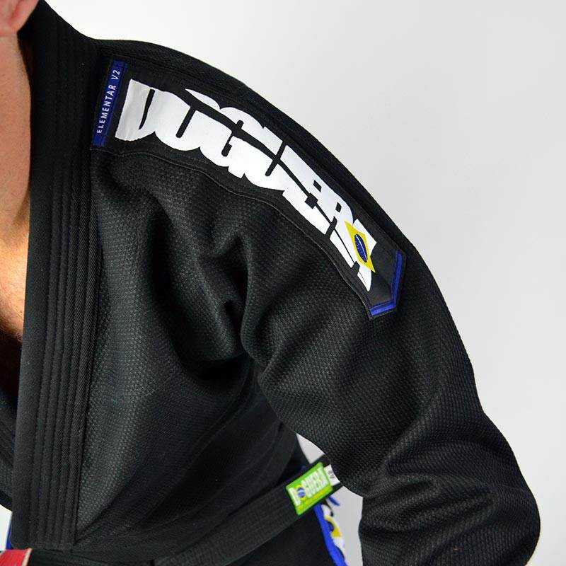 BJJ GI DOGUERA ELEMENTAR V.2 BLACK