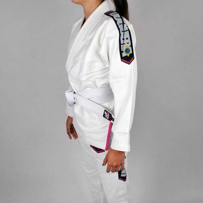 KIMONO JJB FEMME DOGUERA ELEMENTAR V.2  BLANC