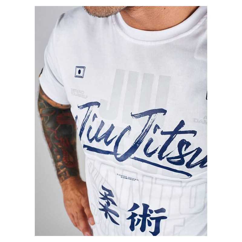 TEE SHIRT JJB MANTO JIU JITSU 19 BLANC