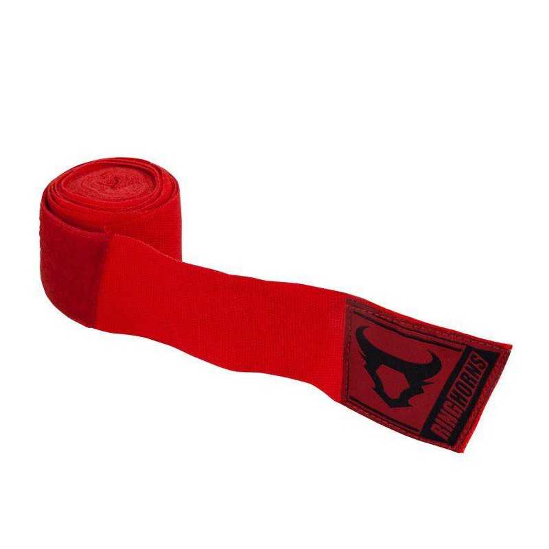 BANDAGES DE BOXE RINGHORNS CHARGER - ROUGE - 4 MÈTRES