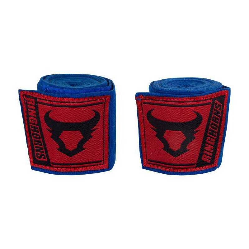 BANDAGES DE BOXE RINGHORNS CHARGER - BLEU - 4 MÈTRES
