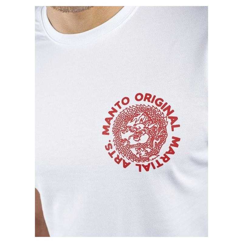 T-SHIRT MANTO MARTIAL ARTS BLANC