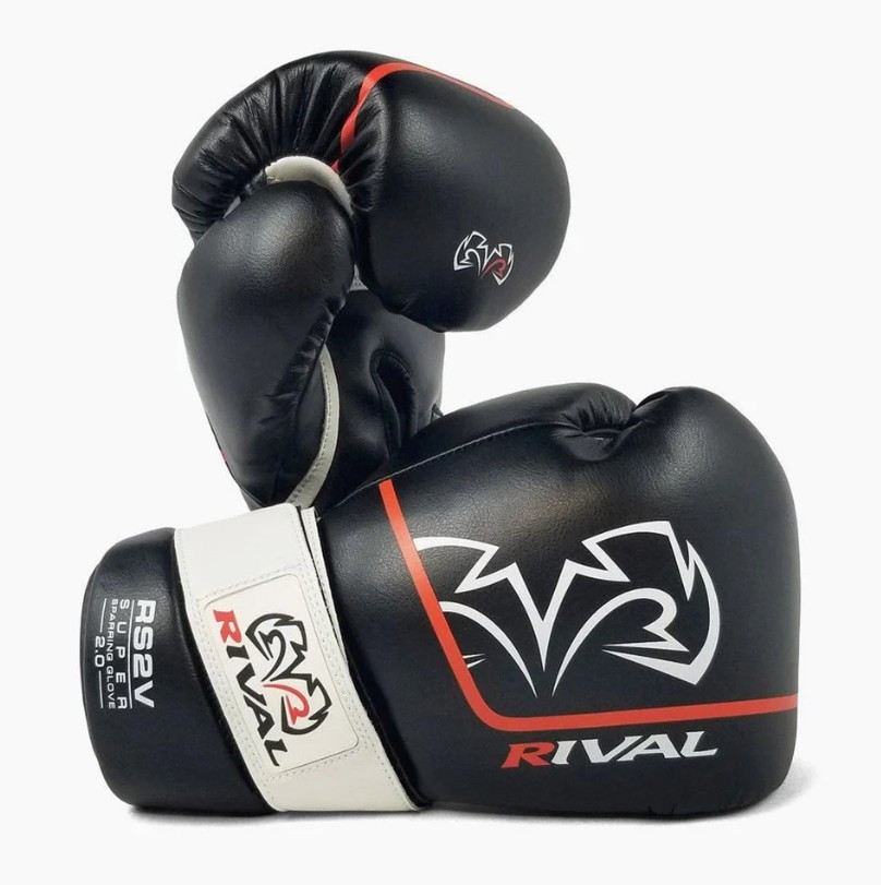Gants de boxe Rival RFX-Guerrero sparring blancs
